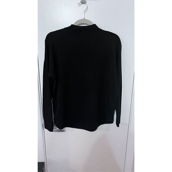 Madewell BLACK LONG SLEEVE WOOL BLEND SWEATER WOMENS SZ XS NEW WITH TAGS - Picture 6 of 10